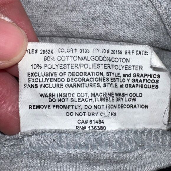 MLB Brewers T Shirt Top Major League Baseball Milwaukee Wisconsin Gray Small - Picture 6 of 6